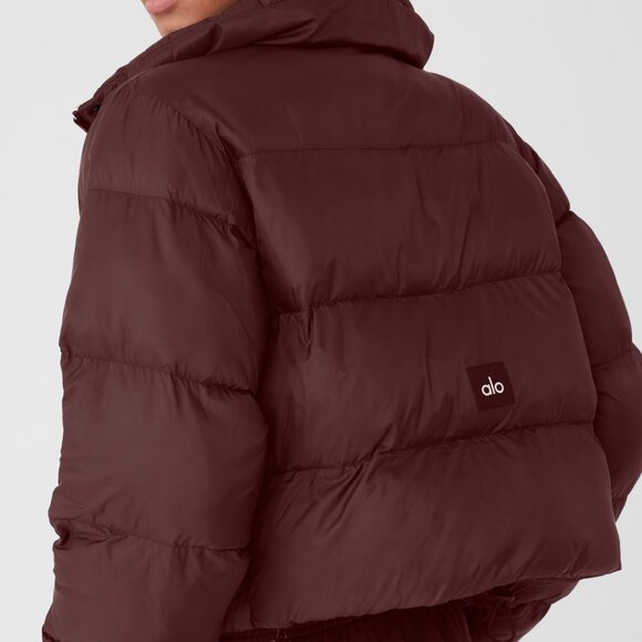 Alo Yoga Cherry Cola Gold Rush Puffer - Picture 2 of 7